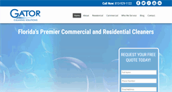 Desktop Screenshot of gatorcleaningsolutions.com