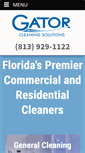 Mobile Screenshot of gatorcleaningsolutions.com